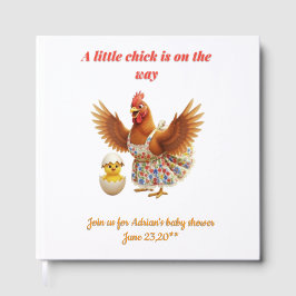 Rustic Little  Chick Theme  Party Gästebuch