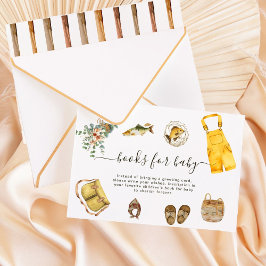 Rustic Little Fisherman Books for Baby Card Begleitkarte