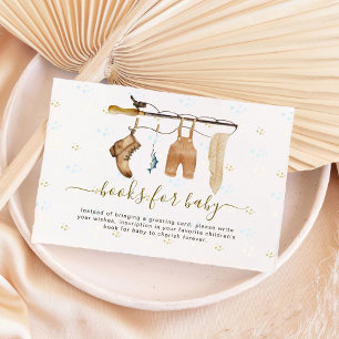 Rustic Little Fisherman Derby Book for Baby Begleitkarte