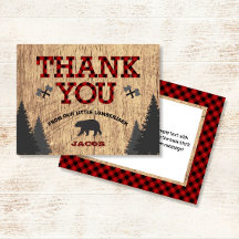 Rustic Little Lumberjack Buffalo Kariert Danke