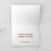 Rustic Lodge Country Cabo Weihnachten in der Nacht (Innenseite)