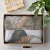 Rustic Lovers Tender Embrace Decoupage Seidenpapier (Geschenk)