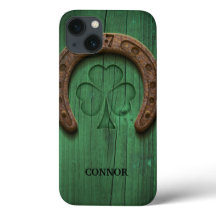 Rustic Lucky Horse Shoe Irish Personalisiert