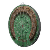 Rustic Lucky Horse Shoe Irish Personalized Dartscheibe (Vorderseite rechts)