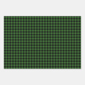Rustic Lumberjack Plaid Red Green Black White Geschenkpapier Set (Vorderseite 3)