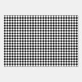 Rustic Lumberjack Plaid Red Green Black White Geschenkpapier Set (Vorderseite)