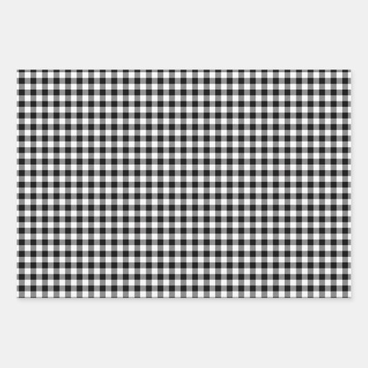 Rustic Lumberjack Plaid Red Green Black White Geschenkpapier Set (Vorderseite)