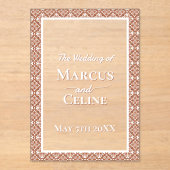 Rustic Luxury Terracotta auf dem Monte Tamaro Acryleinladungen (Vorderseite)