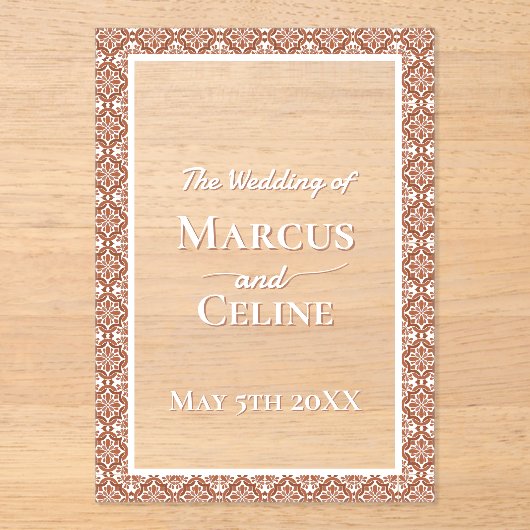 Rustic Luxury Terracotta auf dem Monte Tamaro Acryleinladungen (Vorderseite)