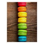 Rustic Macaron Stack Poster (Vorderseite)