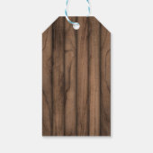 Rustic Magical Storybooks Baby Dusche Geschenkanhänger (Rückseite)