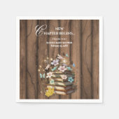 Rustic Magical Storybooks Baby Dusche Serviette (Vorderseite)