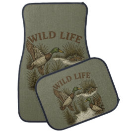 Rustic Mallard Car Mats – “Wild Life” Autofußmatte