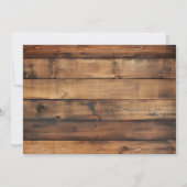 Rustic Man Myth Legend Überraschung 70. Geburtstag Einladung (Rückseite)