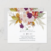 Rustic Maroon Ginger Blush Wedding (Vorne/Hinten)