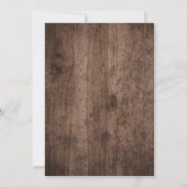 Rustic Mason Jar Boho Kinderdusche Einladungen (Rückseite)