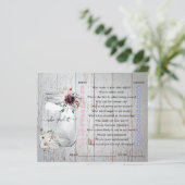 Rustic Mason Jar Brautparty Game (Stehend Vorderseite)