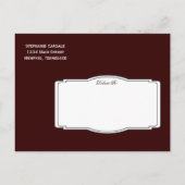 Rustic Mason Jar Bridal Dusche Einladung POSTCARD (Rückseite)