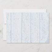 Rustic Mason Jar & Gerbera Daisies Wedding Einladung (Rückseite)