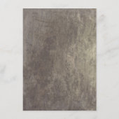 Rustic Mason Jar Gipskraut Hochzeiten Details Begleitkarte (Rückseite)