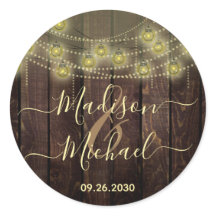 Rustic Mason Jar Lantern Wedding