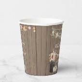 Rustic Mason Jar Personalisiert Brautparty Paper  Pappbecher (Rechts)