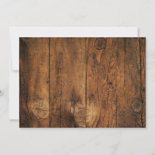 Rustic Mason Jar Pink Daisies Barn Brautparty Einladung (Rückseite)