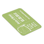 Rustic Mason Jar Save the Date Magnet (Rechte Seite)