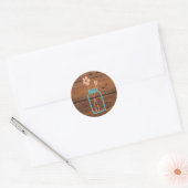 Rustic Mason Jar Sticker (Umschlag)