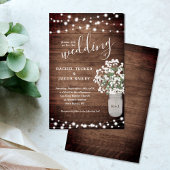 Rustic Mason Jar String Lights Budget Hochzeit