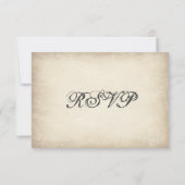 Rustic Mason Jar Sunflower RSVP Cards Karte (Rückseite)