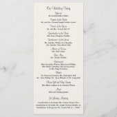 Rustic Mason Jar und Hydrangeas Programm (Rückseite)