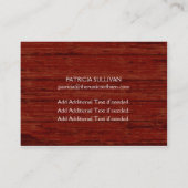 Rustic Mason Jar und Lights Visitenkarte (Rückseite)