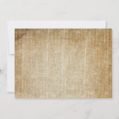 Rustic Mason Jar und Wildblume Daisies Einladung (Rückseite)