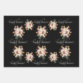 Rustic Mason Jar Watercolor Pesonalized Wedding Geschenkpapier Set (Vorderseite 3)