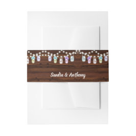 Rustic Mason Jar Wedding Einladung Bly Band