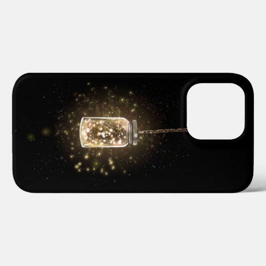 Rustic Mason Jars String Lights Case-Mate iPhone Hülle (Rückseite (Horizontal))