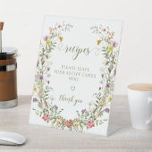 Rustic Meadow Flower Bridal Shower Recipe Sockelschild (In SItu)