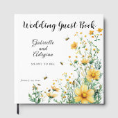 Rustic Meant to Bee Gästebuch (Vorderseite)