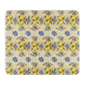 Rustic Mediterranean Lemon Tile MH26 Schneidebrett (Vorderseite)