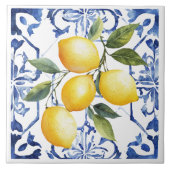 Rustic Mediterranean Tuscany Lemon Fliese (Vorderseite)