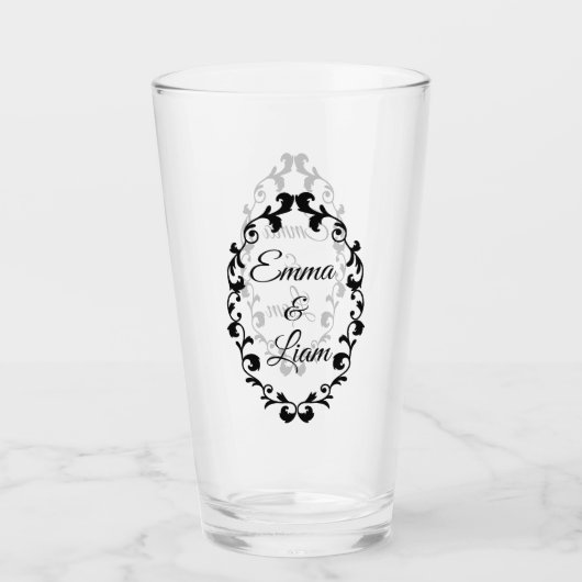 Rustic Mexican Wedding Cups & Glasses Glas (Vorderseite)