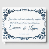 Rustic Mexican Wedding Guest Book Gästebuch (Vorderseite)