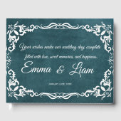 Rustic Mexican Wedding Guest Book  Gästebuch (Vorderseite)