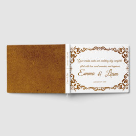 Rustic Mexican Wedding Guest Book  Gästebuch