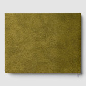 Rustic Mexican Wedding Guest Book Gästebuch (Rückseite)