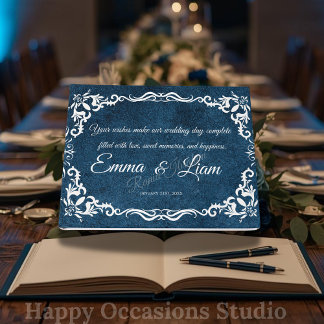 Rustic Mexican Wedding Guest Book  Gästebuch