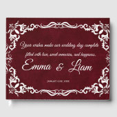 Rustic Mexican Wedding Guest Book Gästebuch (Vorderseite)