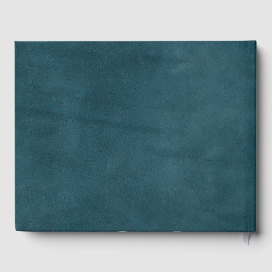 Rustic Mexican Wedding Guest Book  Gästebuch (Rückseite)