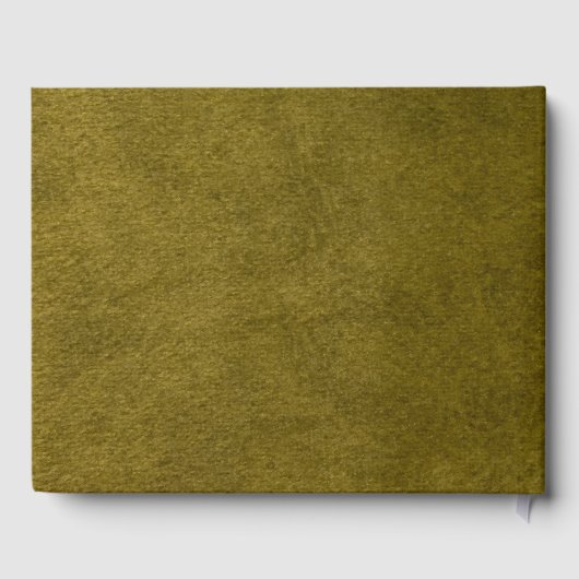 Rustic Mexican Wedding Guest Book  Gästebuch (Rückseite)